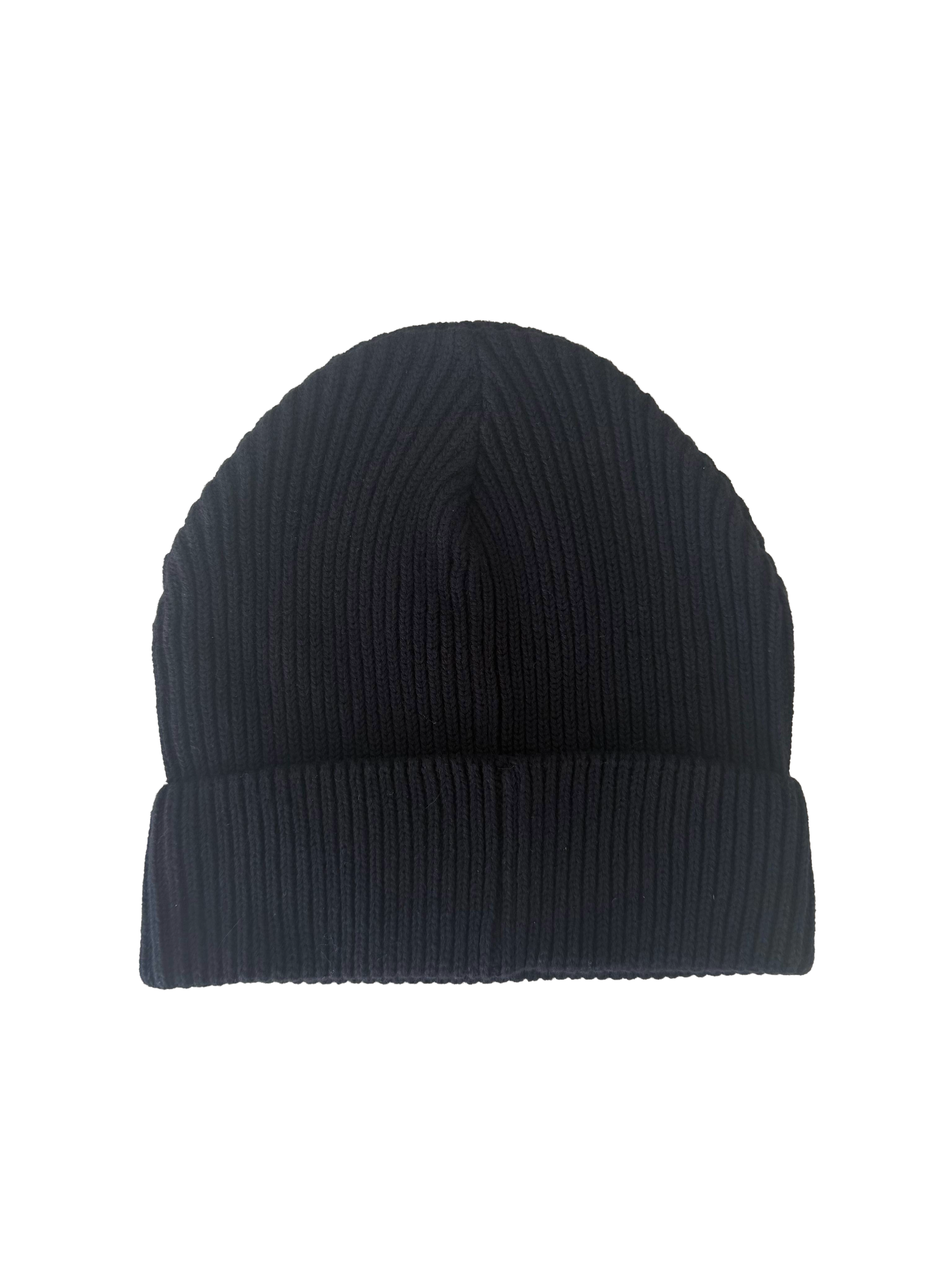 LOVER Fisherman ribbed beanie made from 95% organic cotton featuring a red LOVER logo on the front.
